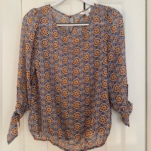 Size Sm light and summery sheer long sleeve shirt